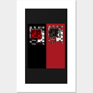 Sweat Black and Red Cosplay Pants Posters and Art